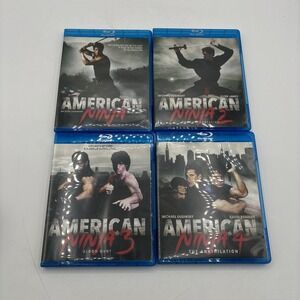 American Ninja 1-4 Olive Films Blu-ray Set of 4 1 2 3‎ 4